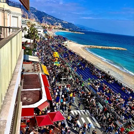 Seaviews By Jenni Menton, La Suite, Superbe Front De Mer, Emplacement Avec Terrasse Et Parking! Ментона
